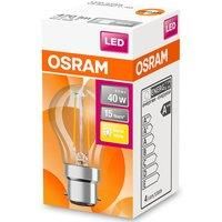 OSRAM LED Star Classic P 40 FS Warm White Filament Clear B22d Drops