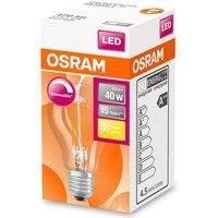 Osram Globe 40W Clear Glass Filament Dimmable ES Bulb  Warm White
