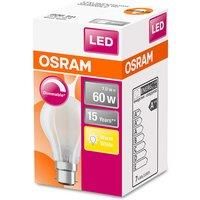 Osram 60W Classic A Frosted Warm White BC Dimmable