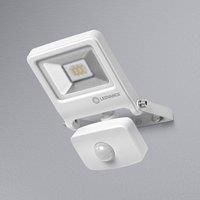 Floodlight LED: for wall, ENDURA© FLOOD Sensor Warm White / 10 W, 220…240 V, beam angle [calc.]: 120°, Warm White, 3000 K, body material [calc.]: aluminum, /, 1-pack