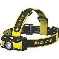 Ledlenser iH9R Rechargeable Head Torch with Helmet Mount 600lm