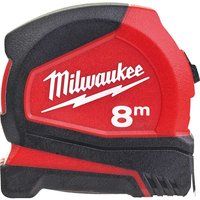 MILWAUKEE PRO COMPACT TAPE MEASURE METRIC 8M - 4932459594