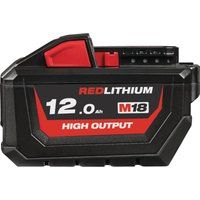 Milwaukee M18HB12 18v M18 12.0Ah Li-ion REDLITHIUM-ION High Output Battery