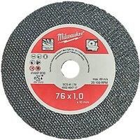 MILWAUKEE Fine Cutting Disc for Steel - 76 mm - 5 pcs - SCS 41-76 - 4932464717