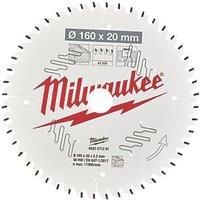 Milwaukee Wood Circular Saw Blade 160mm x 20mm 48T (354GE)