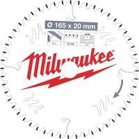 Milwaukee 4932471296 Disc P Alu 165 x 20 x 2.2 x 52 Tcg Neg