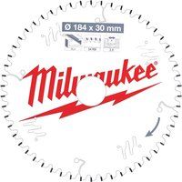 Milwaukee 4932471299 Aluminium Cutting Circular Saw Blade 184mm x 30mm 54 Teeth