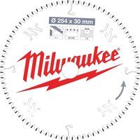 Milwaukee 4932471318 254 x 30 x 3.0 x 80T Circular Saw Blade
