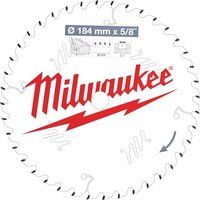 Genuine Milwaukee 4932471379 Wood Cutting Circular Saw Blade 184mm x 5/8" 40T