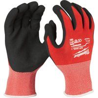 Milwaukee Cut Resistant Gloves Size L Level 1-4932471417, Red, 0