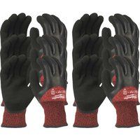 Milwauke Work Gloves with Cold and Cut Protection Class 3 Set 12 Pairs Size 8-11 (11/XXL)