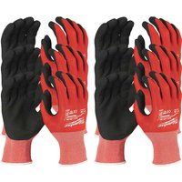Milwaukee Heavy Duty Work Gloves Antitaglio Category 1 Fingers Smartswipe™