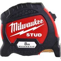 Milwaukee Stud II Magnetic Tape 8m (Width 33mm) (Metric Only), multi-coloured, MHT932471627