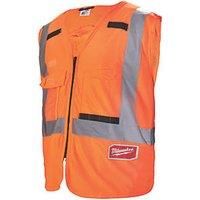 Milwaukee Hi-Visibility Vest Hi Viz High Vis Orange or Yellow S/M, L/XL, 2XL/3XL
