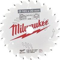 Milwaukee New PTFE Circular Saw Blades 165mm / 184mm / 190mm - Non-Stick