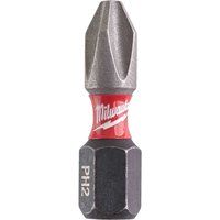 Genuine Milwaukee SHOCKWAVE Screwdriver Bits (PH/PZ/TX) & Bit Holders (Mag/Lock)