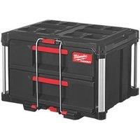 Milwaukee 4932472129 Packout 2 Drawer Tool Box - Black - Free 90 Day Guarantee