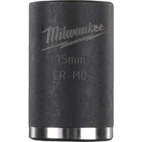 Milwaukee 4932478014 IMPACT 15mm Short Socket 3/8"
