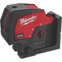 Milwaukee M12 CLLP-0C Cross-Line Laser Level - Black/Red Lot 652