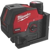 Milwaukee M12CLLP-301C 4V 3Ah 125ft Visibility Red Lithium Green Cross Line Lase