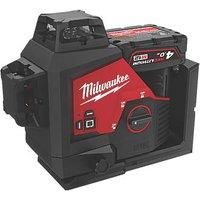 Milwaukee M123PL-401C 12V Green 360 3 Plane Green Laser Line Level Kit