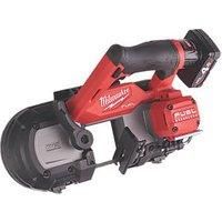 Milwaukee M12 FBS64-402C 12V FUEL Sub Compact 64mm Bandsaw with 2x 4.0Ah Batteri