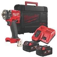 Milwaukee 4933478445 18V 5Ah RedLithium Compact Impact Wrench Kit