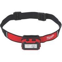Milwaukee IRHL450 Rechargeable LED USB Headlamp Black / Red 450lm (789GE)