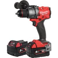 Milwaukee M18FPD3-502X Fuel Gen 4 Combi Drill 2 x 5.0Ah in Red