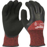 Milwaukee Winter Lined Cut Level 3 Work Gloves Black / Red S Pack of 1