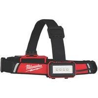 Milwaukee L4 HLRP Rechargeable LED USB Hard Hat Headlamp Red / Black 600lm (766GE)