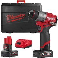 Milwaukee M12FDD2-602X 12V 2 x 6.0Ah Li-Ion RedLithium Brushless Cordless Drill Driver (112VT)