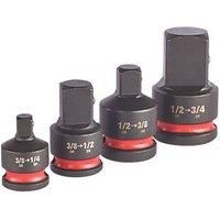 MILWAUKEE SHOCKWAVE 4 PIECE IMPACT DUTY ADAPTOR SET (SET OF 4) 4932480356