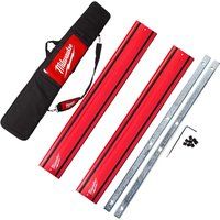 Milwaukee 4932480906 1.4Mtr Plunge Saw Guide Rail Kit 2 Rails Bag + Connectors