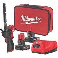 Milwaukee 4933480962 M12FBFL13-402B 12V 2x4Ah 13mm Band File Kit With Tool Bag