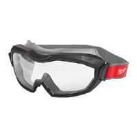 Milwaukee High-Profile Non-Vented Goggle Clear in Grey