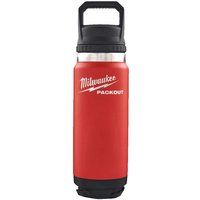Milwaukee Packout Drinks Bottle Chug Lid Red 682ml