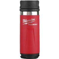 Milwaukee Packout Drinks Bottle Sip Lid Red 532ml