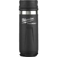 Milwaukee Packout Drinks Bottle Sip Lid Black 532ml