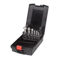 Milwaukee HSS Cobalt Countersink Set M3-M10 (6 Piece) in Chrome Plastic