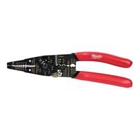 Milwaukee Multi-Purpose Wire Stripper with Crimper in Black/Red