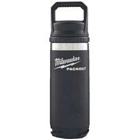 Milwaukee Packout Drinks Bottle Chug Lid Black 532ml