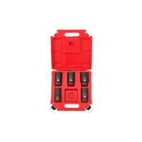 Milwaukee SHOCKWAVE Deep Socket Set 3/4" (5 Piece) in Black Steel