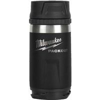 Milwaukee Packout Drinks Bottle Sip Lid Black 355ml