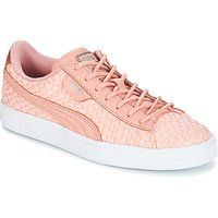 Puma  BASKET SATIN EP WN'S  women's Shoes (Trainers) in Pink