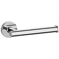 hansgrohe 41726000 Logis Universal Toilet Roll Holder Without Cover Bathroom Accessories, Chrome