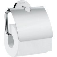 hansgrohe Logis Universal Toilet Roll Holder with Cover Chrome - 41723000