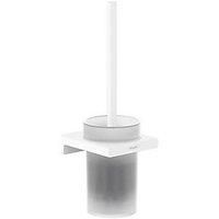 hansgrohe AddStoris Wall Mounted Toilet Brush Holder - Matt White
