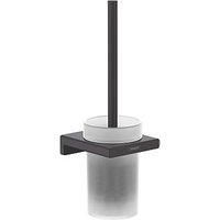 hansgrohe AddStoris Wall Mounted Toilet Brush Holder Matt Black - 41752670
