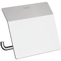 hansgrohe AddStoris Roll holder with cover, chrome, 41753000